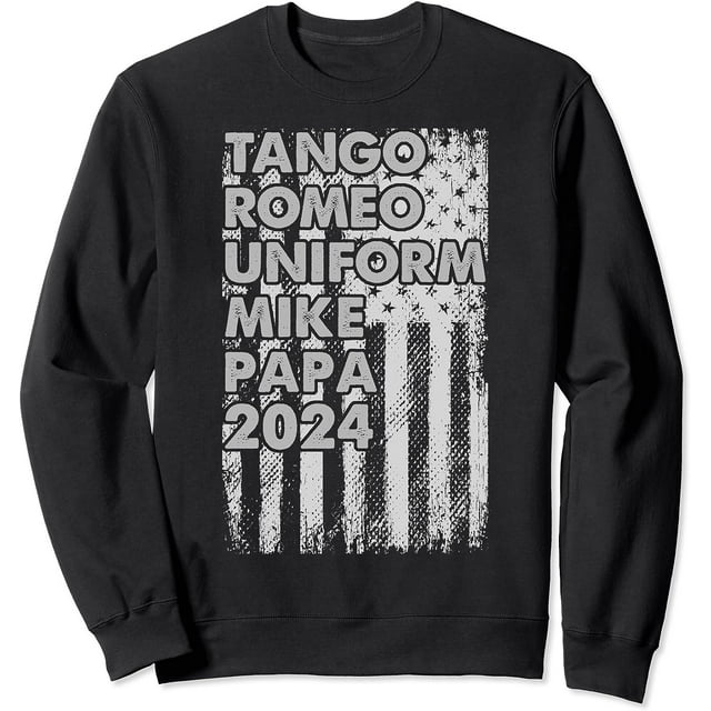 Trump 2025 Alphabet Airplane Pilot USA Trump 2025 Sweatshirt