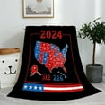 Trump 2024 Red and Blue States Map 2024 Election Results Blankets