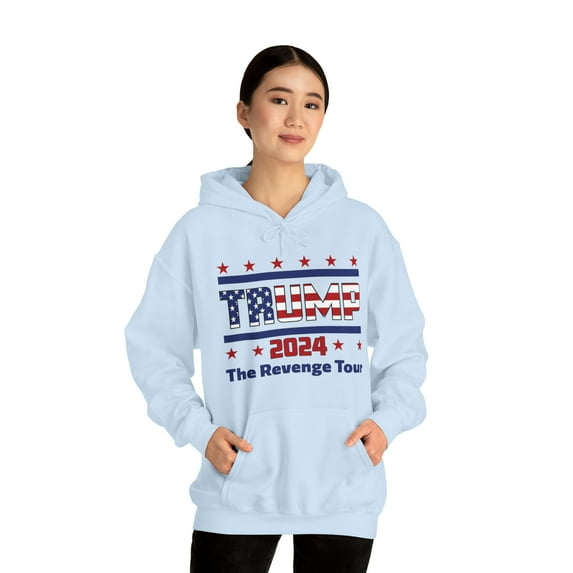 Trump 2024 Revenge Tour Hoodie Pullover Sweatshirt Hooded