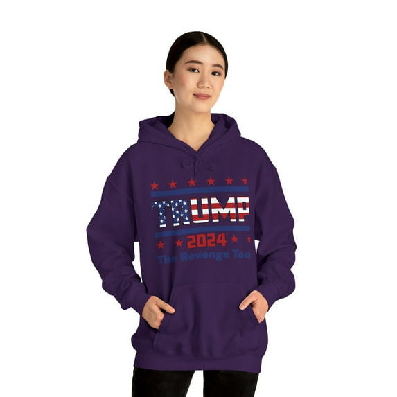 Trump 2024 Revenge Tour Hoodie Pullover Sweatshirt Hooded