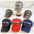 thumbnail image 1 of Trump 2024 SAVE AMERICA! TRUCKER MESH STYLE (BLACK) Embroidered Cap Hat L1, 1 of 1