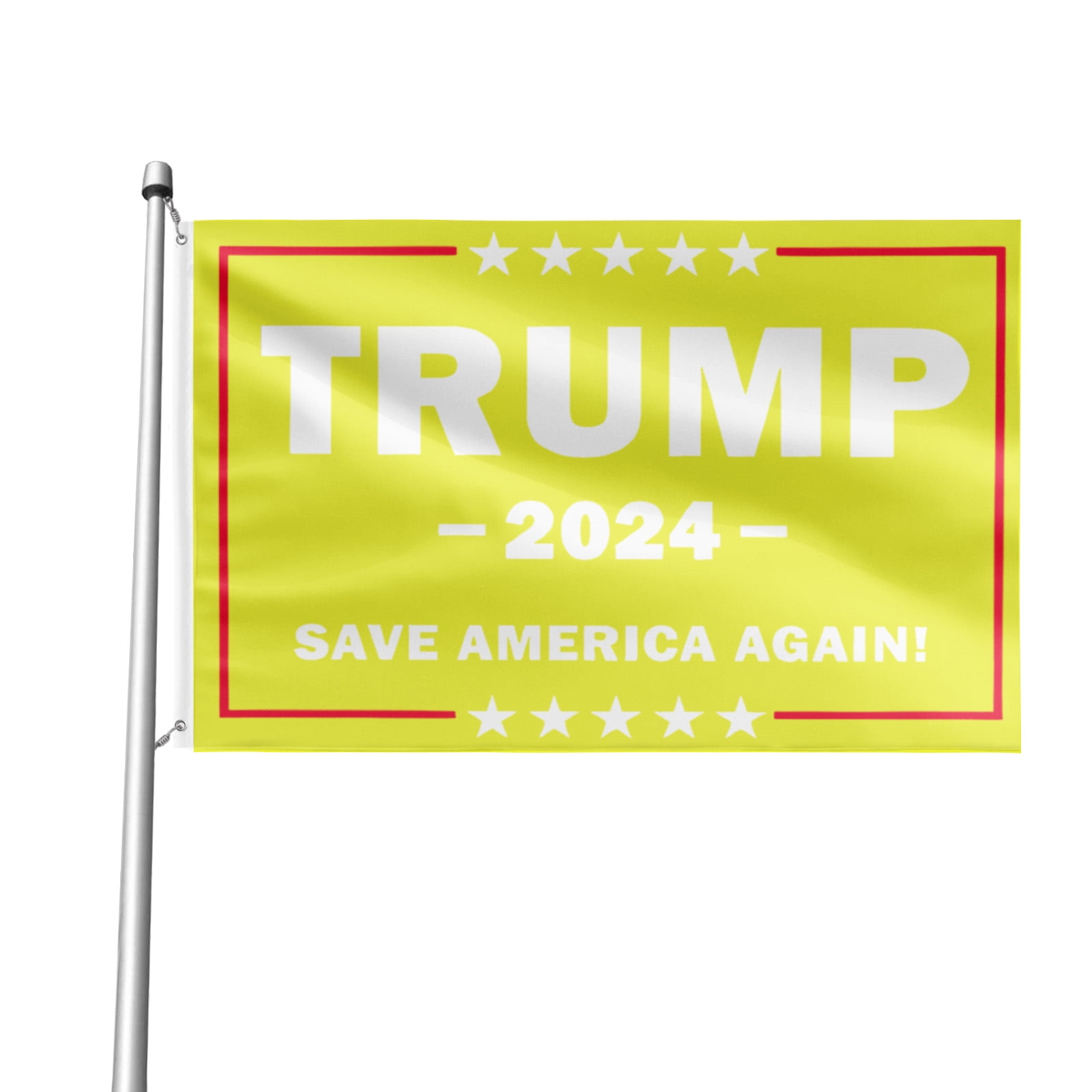 Trump 2024 Save America Again Presidential Campaign Outdoor Flag