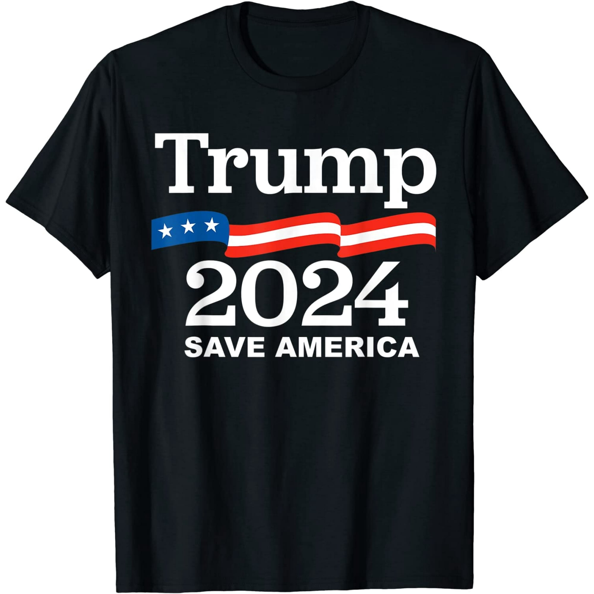 Trump 2024 Save America Trump 2024 pure cotton T-shirt Casual Graphics ...