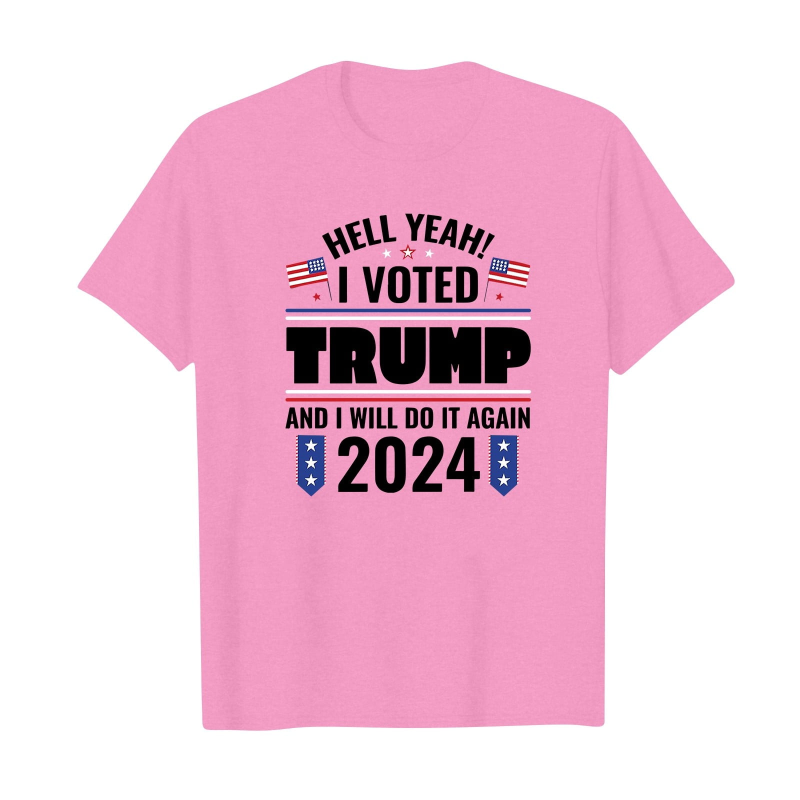 Trump 2024 Shirts for Unisex Trump Flag 2024 We The People Stand With