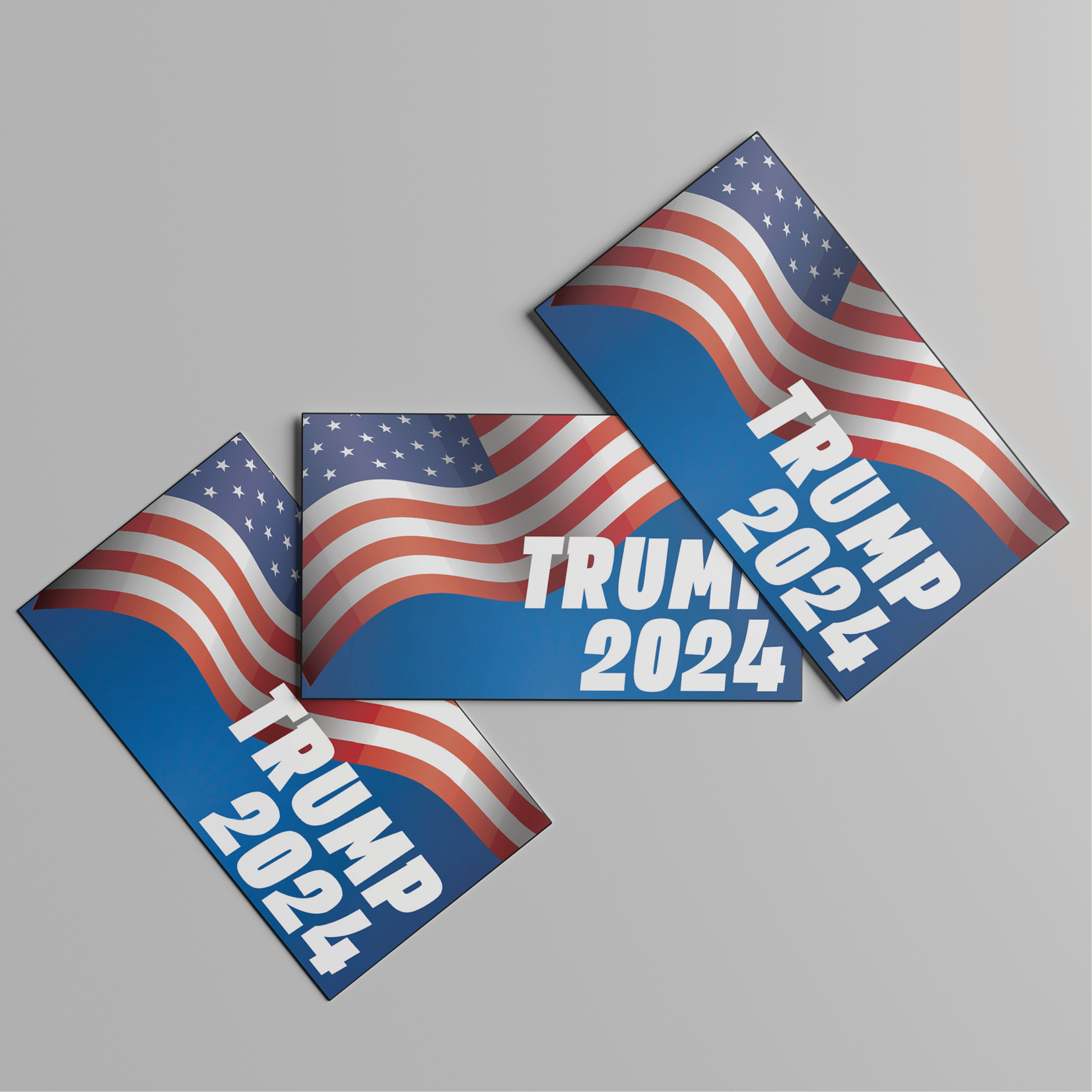 50 Pcs Trump 2024 Stickers - Never Surrender, You Missed Fight Decals For Car, Laptop, Water Bottle, Vinyl, 2.6 Inch