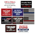 Trump 2024 Stickers, Trump Election Rally Stickers, Vinyl Waterproof