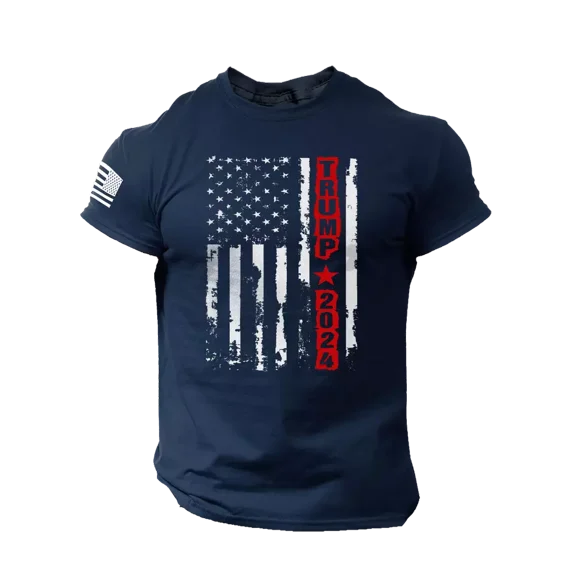 Trump 2024 T-shirt American Flag MAGA Shirts