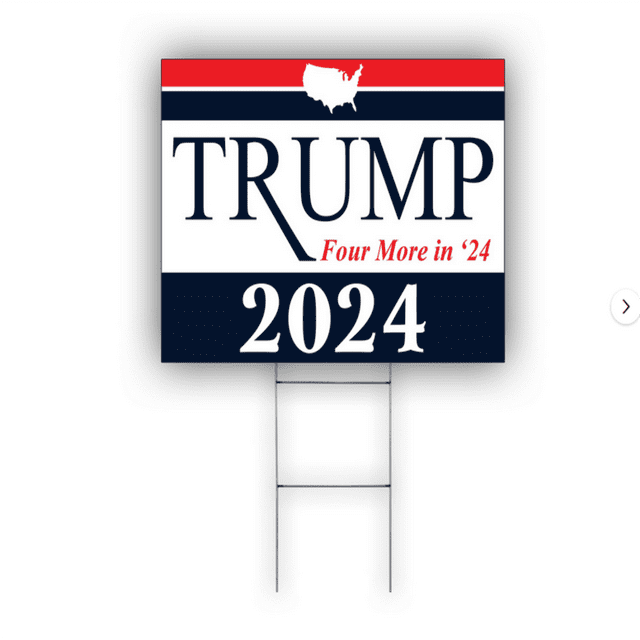 Trump 2024 US Garden Election Board Outdoor Election Sidewalk Parades