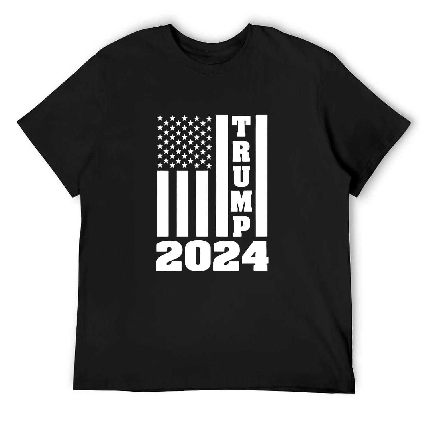 Trump 2024 Usa Flag ReElect America Trump Political Men'S Graphic T