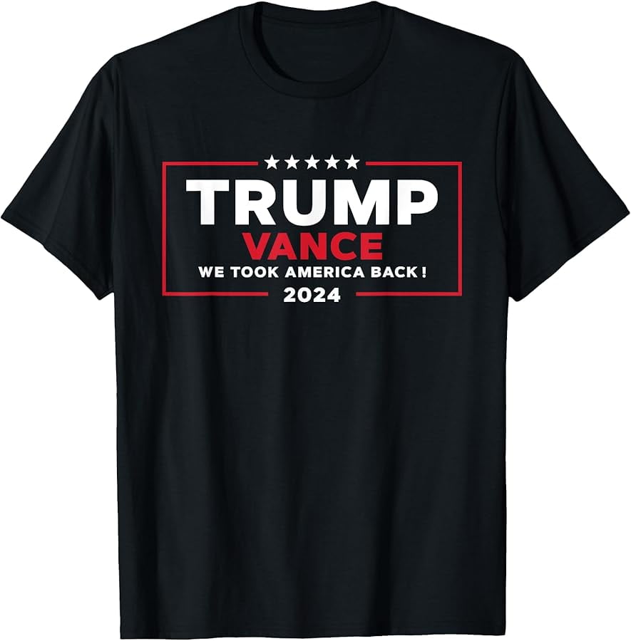 Trump 2024 Victory J.D.Vance President 47 Trump Won T-Shirt - Walmart.com