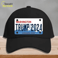 thumbnail image 1 of Trump 2024 Washington Novelty License Plate Hat Cotton Black, 1 of 1