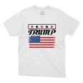 thumbnail image 1 of Trump 2024 With USA Vintage Flag T-Shirt Vote For Trump Printed Unisex T-Shirt, 1 of 4