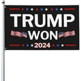 Trump 2024 Won Flag Donald Trump Ready For 47th President 1 Yard
