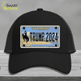 thumbnail image 1 of Trump 2024 Wyoming Novelty License Plate Hat Mesh Black, 1 of 1