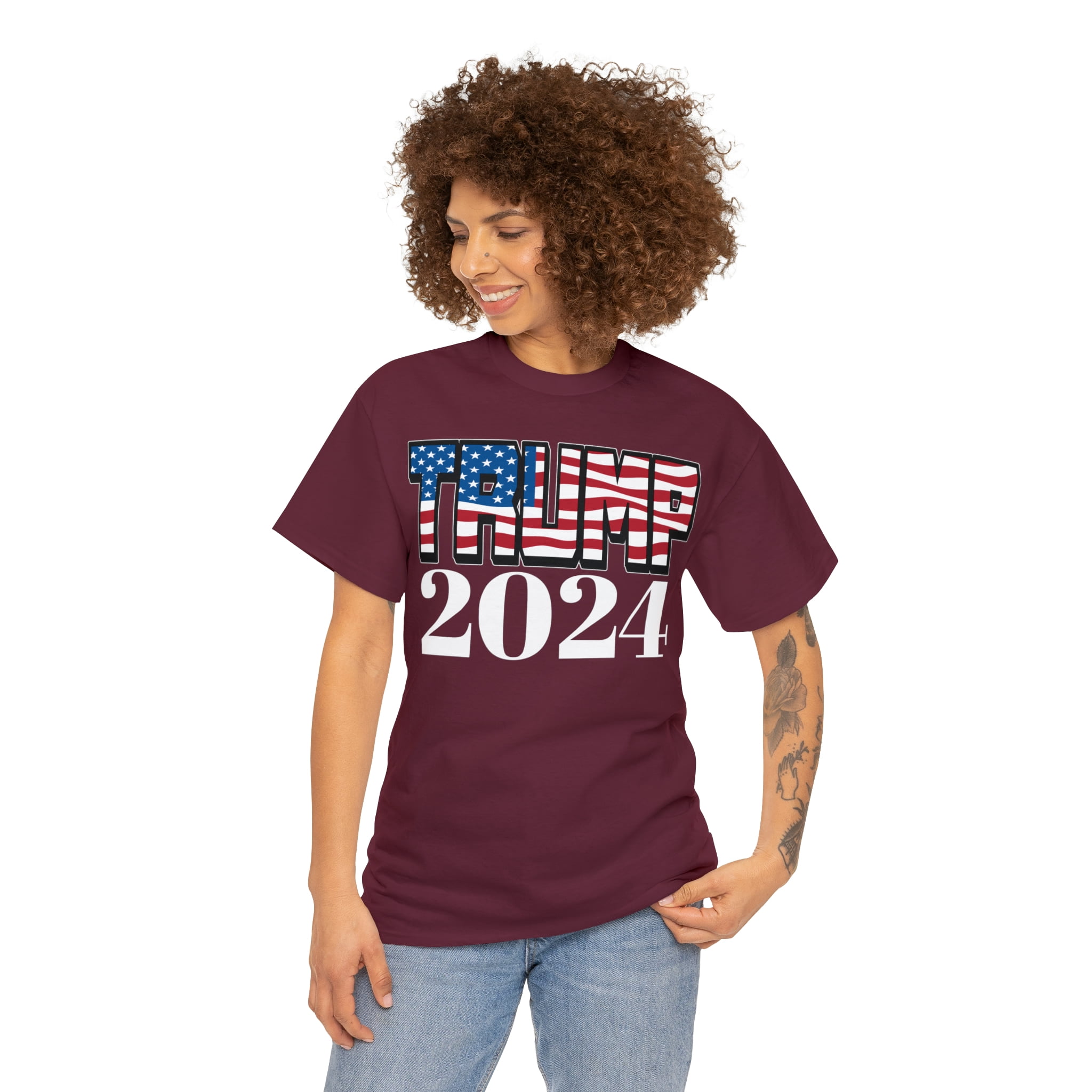 Trump 2024 short Sleeve Tee - Walmart.com