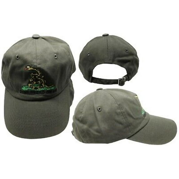 Trump 2024 style olive green Gadsden Tea Party dont tread on me Hat Cap