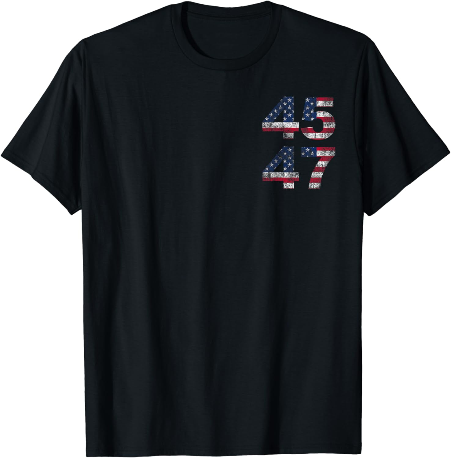 Trump 45 47 2024 President Election Front Back Distressed summer adult