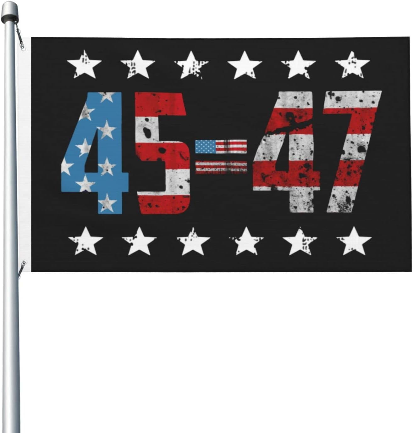 Trump 45 47 2024 president Flag Double Sided 3x5 Ft Outdoor Decoration