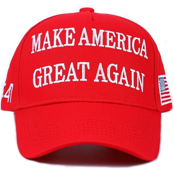 Trump 45-47 MAGA Trucker Hat Make America Great Again Slogan with USA Flag Adjustable Baseball Cap Mesh Snap