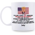 thumbnail image 1 of Trump 72nd Birthday Gifts for Women Men - Trump 72nd Birthday Mug for Grandma, Grandpa, Mom, Dad, Wife, Brother, Sister, Husband, Friends, Coworkers - 11 oz Coffee Mug (72nd Birthday Gift), 1 of 7