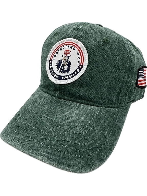 Trump Hat 2024 MAGA Hat Make America Great Again Donald Trump Slogan with USA Flag Cap Trump Merchandise Gift for Woman Men