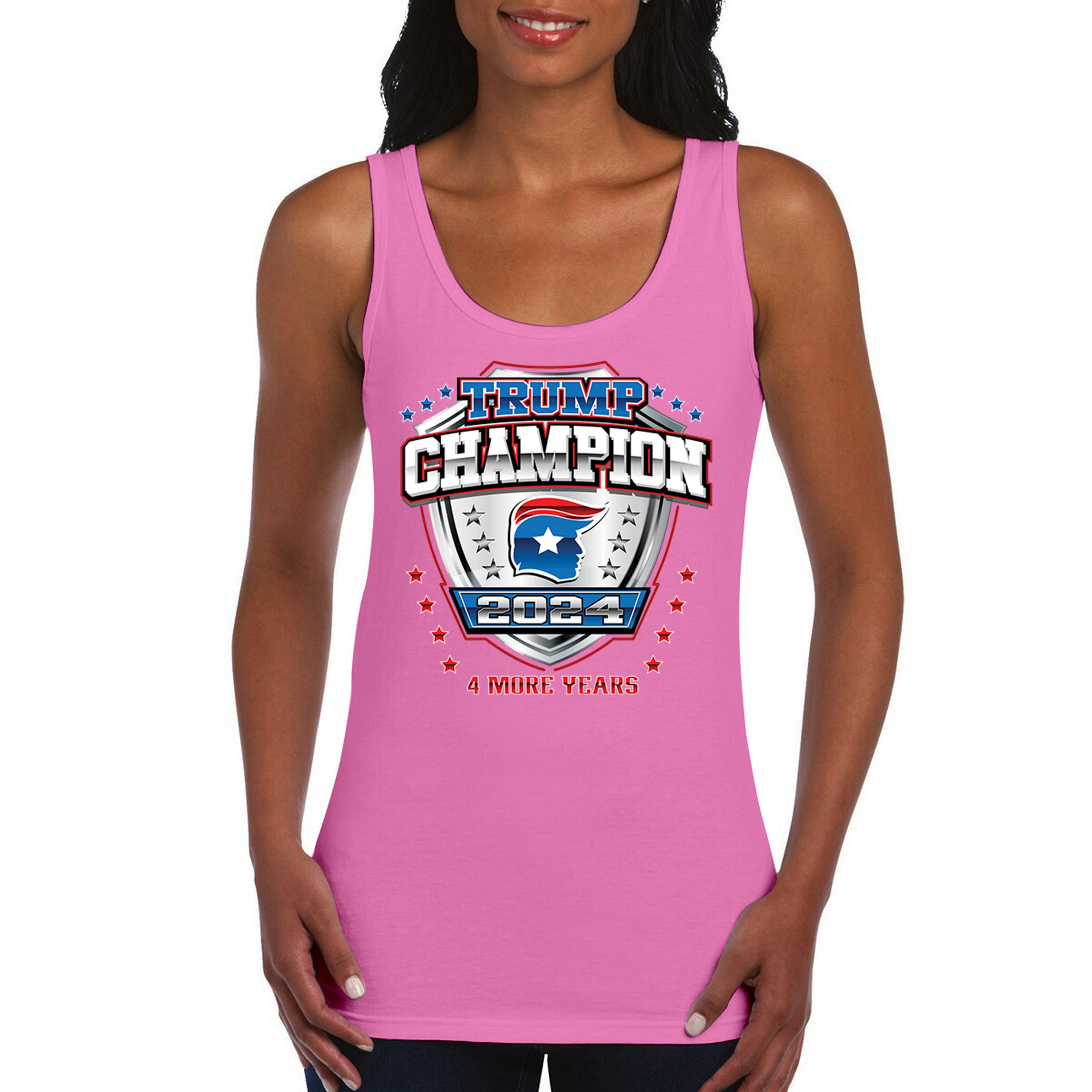 Trump Champion 2024 4 More Years Women's Tank Top MAGA 47th President