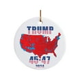 Trump Christmas Ornaments 2024 US Presidential Election 2024 Map