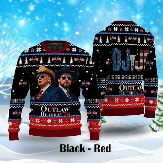Trump Christmas Ugly Sweater, Merry Christmas Great Again Ugly Sweater, Funny Trump President Christmas Sweater, Xmas Trump Sweatshirt