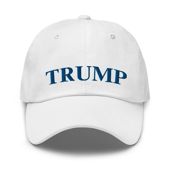 Trump Classic Baseball Hat, Trump Hat, Trump Cap, Trump Dad Hat, Men Trump 2024 Hat, Trump Gift for Him, Trump Rally, Vote Trump Hat (White)