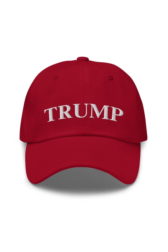 Trump Classic Baseball Hat, Trump Hat, Trump Cap, Trump Dad Hat, Trump Rally, Men Trump 2024 Hat, Trump Gift for Him, Vote Trump Hat (Cranberry)