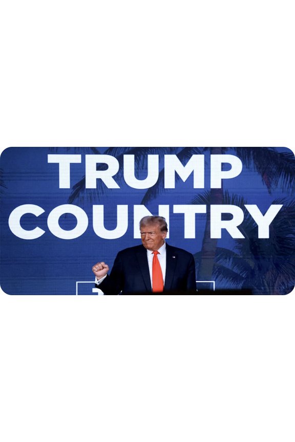 Trump Country Photo License Plate