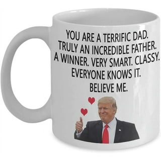 Trump Great Dad – Engraved Tumbler, Trump Tumbler For Dad, Fathers
