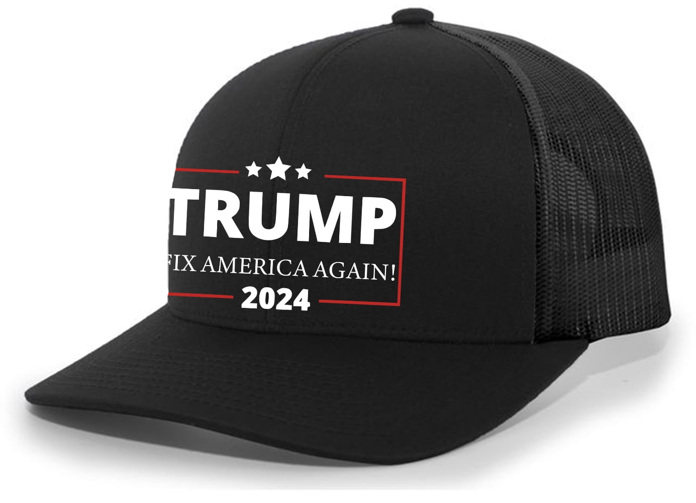Richardson Trucker Hat 'Handyman Mr. Fix It' - Embroidered, Black, Unstructured, Snapback For Men & Women
