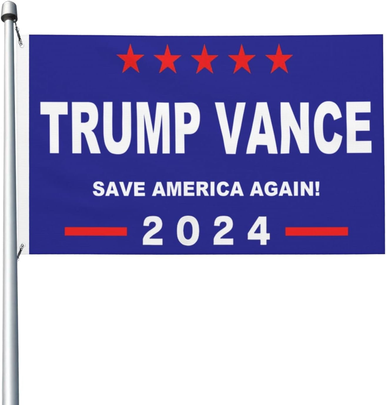 Trump Flag Trump Vance 2024 Save America Again! Flag 3x5 Outdoor Double