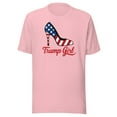 thumbnail image 1 of Trump Girl Shirt, Unisex, Trump High Heel Shirt, Trump Stiletto Shirt, American Flag High Heel, Trump 2024 Shirt, Fourth Of July, USA Pride (Pink, XL), 1 of 1