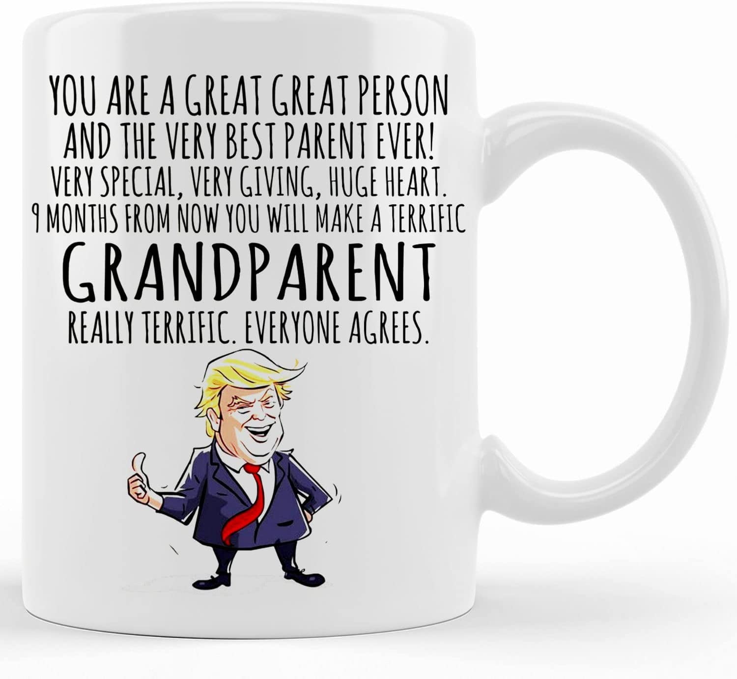 Promoted to Grandma Yeti Tumbler, Promoted to Grandpa Coffee Mug, Baby  Shower Gift, Pregnancy Announcement, Polar Camel, New Grandparents 