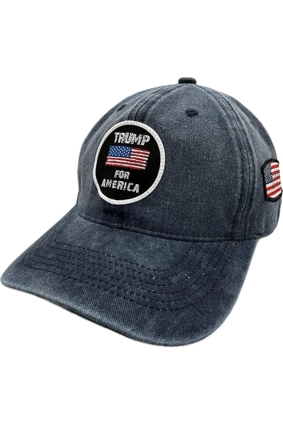 Trump Hat 2024 MAGA Hat Make America Great Again Donald Trump Slogan with USA Flag Cap Trump Merchandise Gift for Woman Men