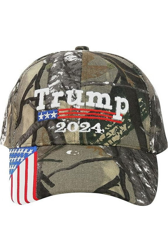 Trump Hat 2024-Trump 2024 MAGA Keep America Great Take America Back Campaign Cap with Trump Slogan- Adjustable Baseball Hat Embroidered USA Cap- Camo