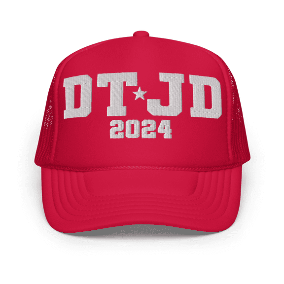 Trump Hat Election 2024, Trucker Hat for Trump and JD 2024 Presidential race, vote hat for men, for women for Trump 2024, Foam trucker hat