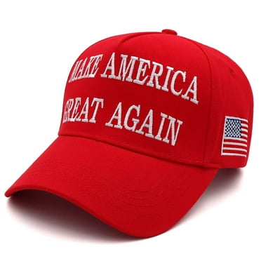 Trump Hat, MAGA Hat, 2024 Donald Trump Hat, Trump Cotton MAGA Adjustable Baseball Cap, Red MAGA