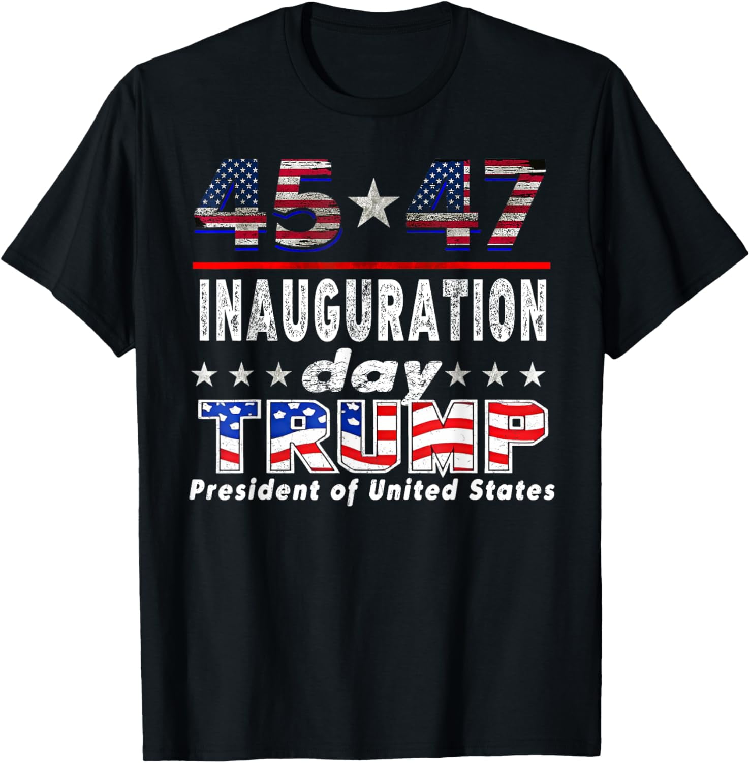 Trump Inauguration Day 2025 47th USA President White House TShirt