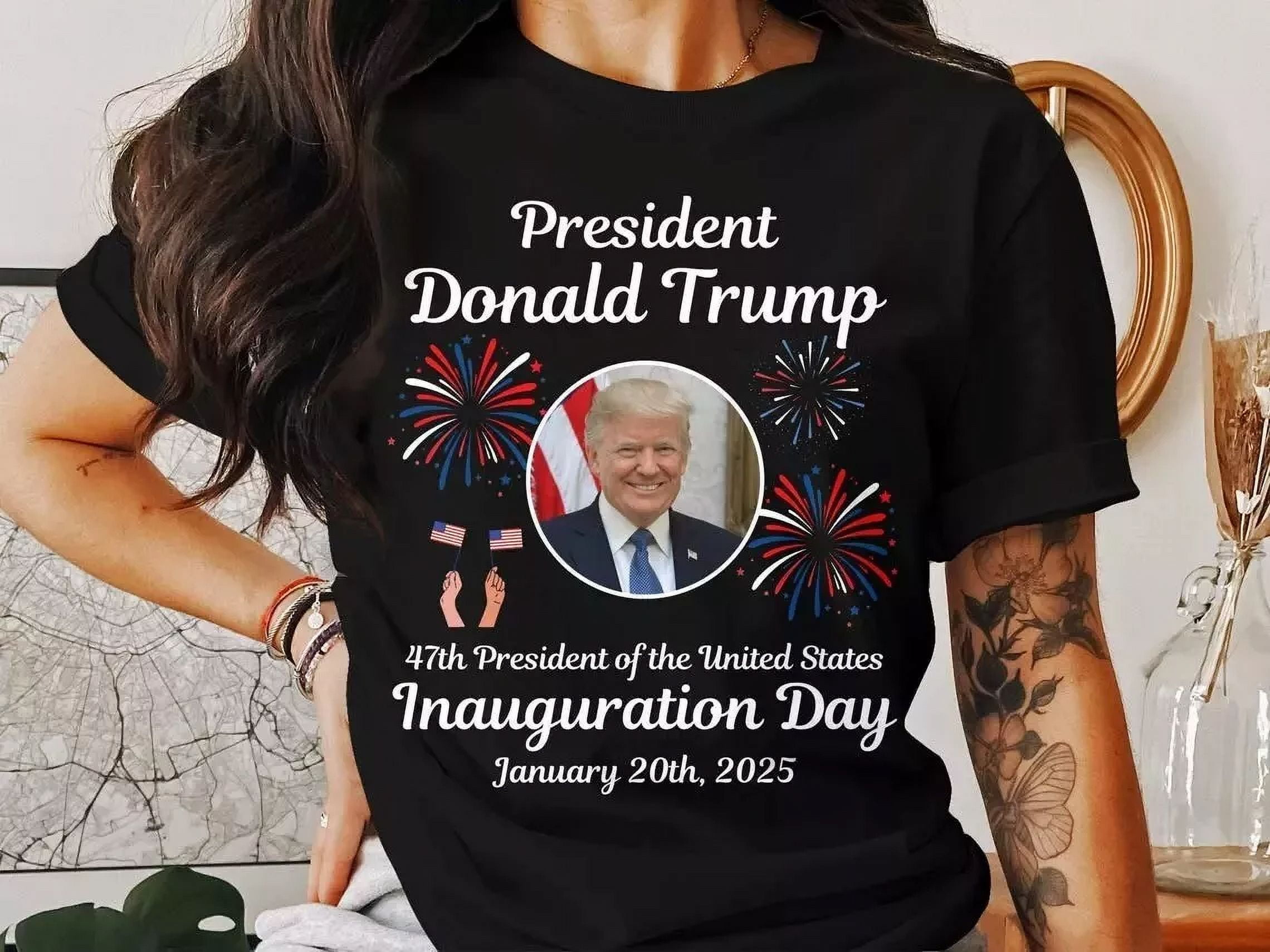 Trump Inauguration Day 2025 TShirt, 47th US President Inauguration