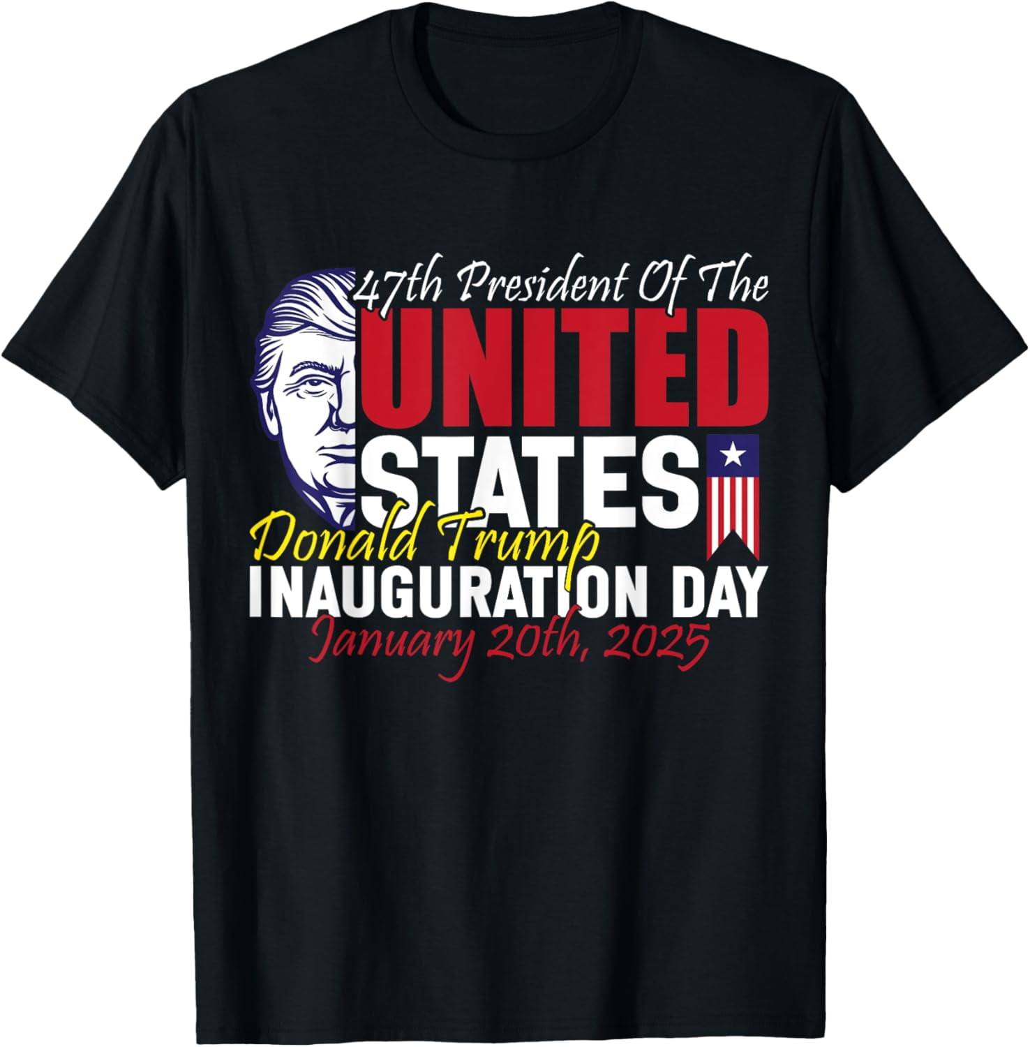 Trump Inauguration Shirt. 47th President Donald Trump 2025 TShirt