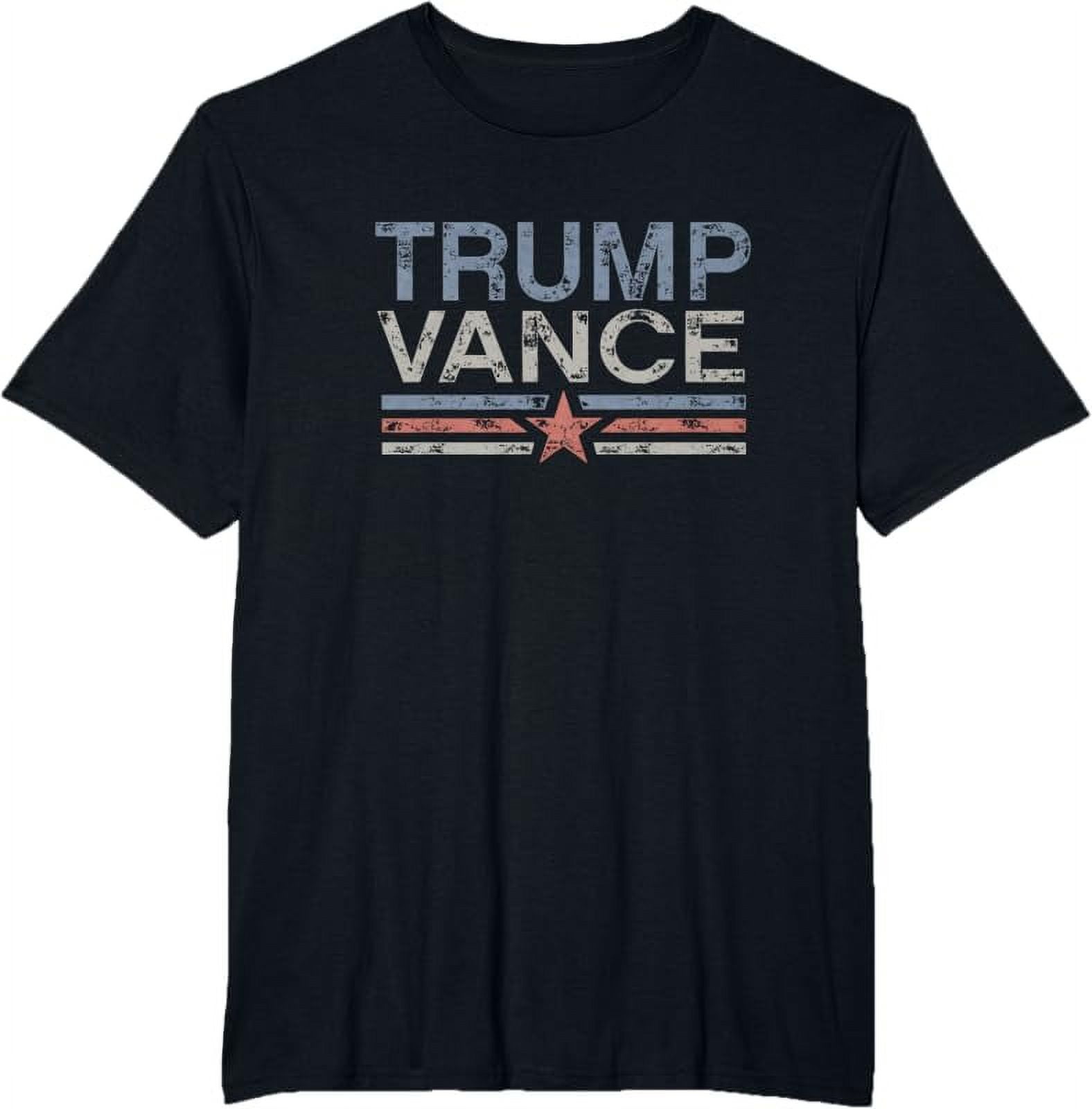 Trump JD Vance 2024 Retro Stripe Trump Vance 2024 TShirt