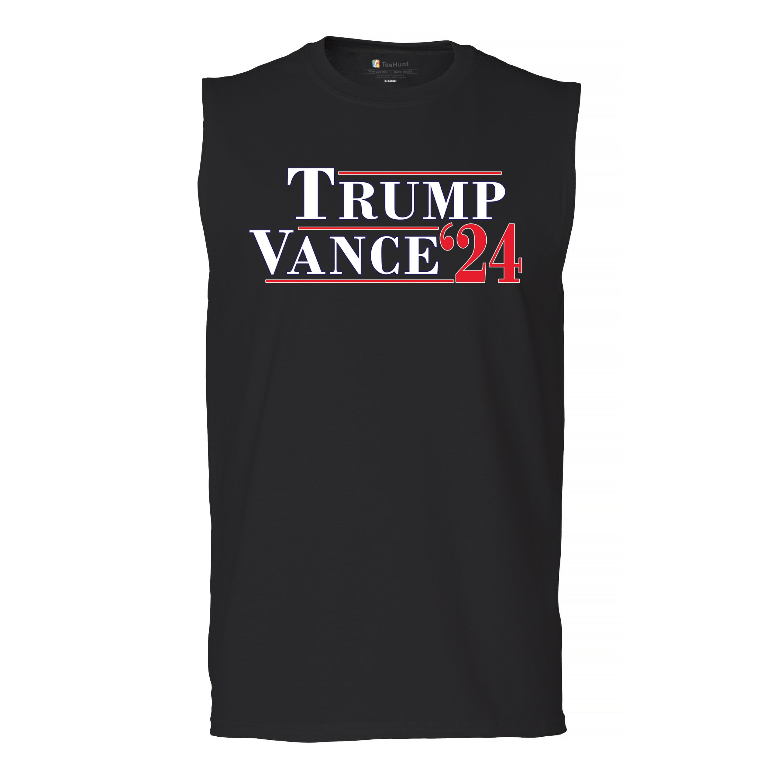 Trump JD Vance 24 Muscle Shirt MAGA Make America Great Again Take USA