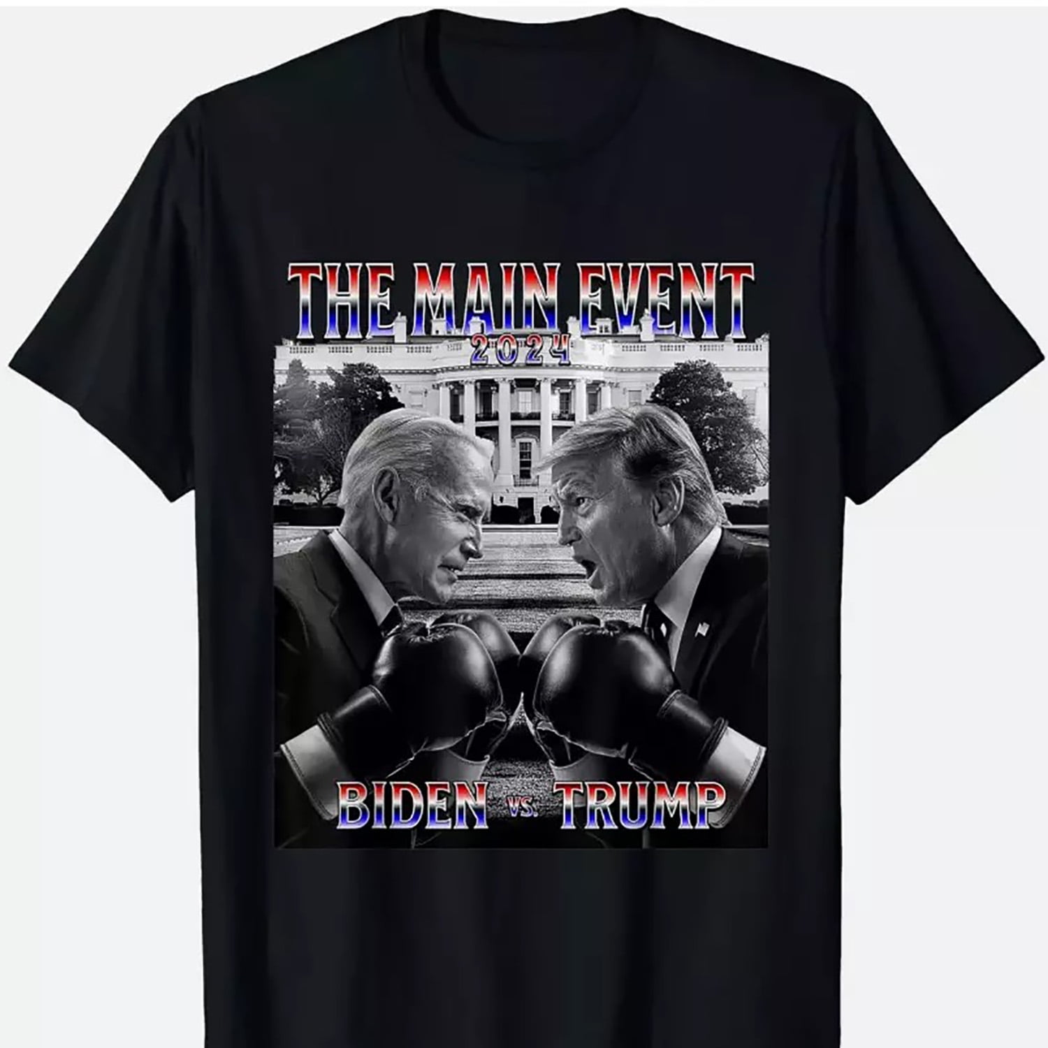 Trump Joe Biden Funny President 2024 Election Boxing TShirt