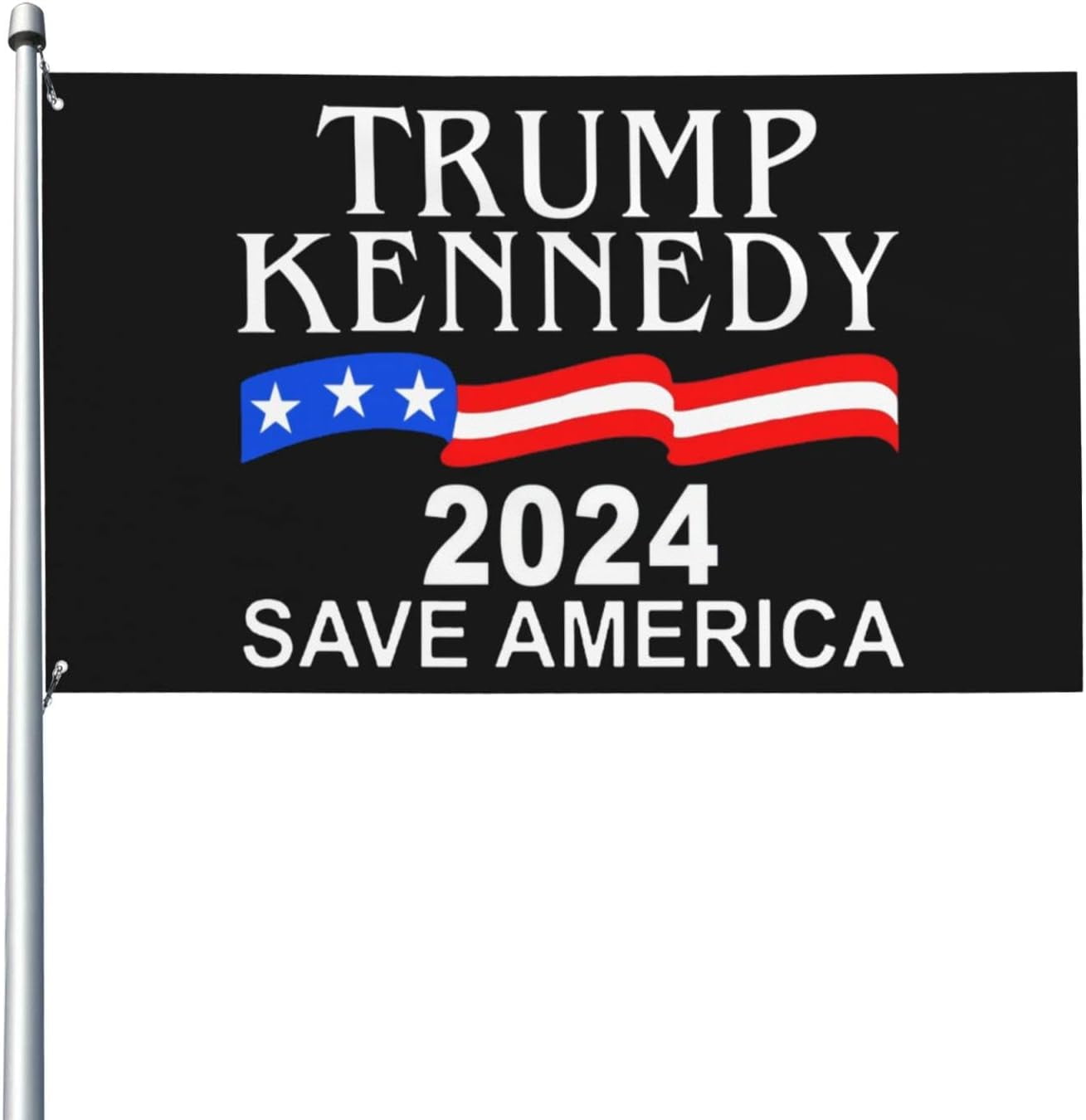 Trump Kennedy 20212024 Flag 3X5 Feet Vivid Color UV Fade Resistant