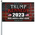 Trump Kennedy 20212024 Flag 3X5 Feet Vivid Color UV Fade Resistant