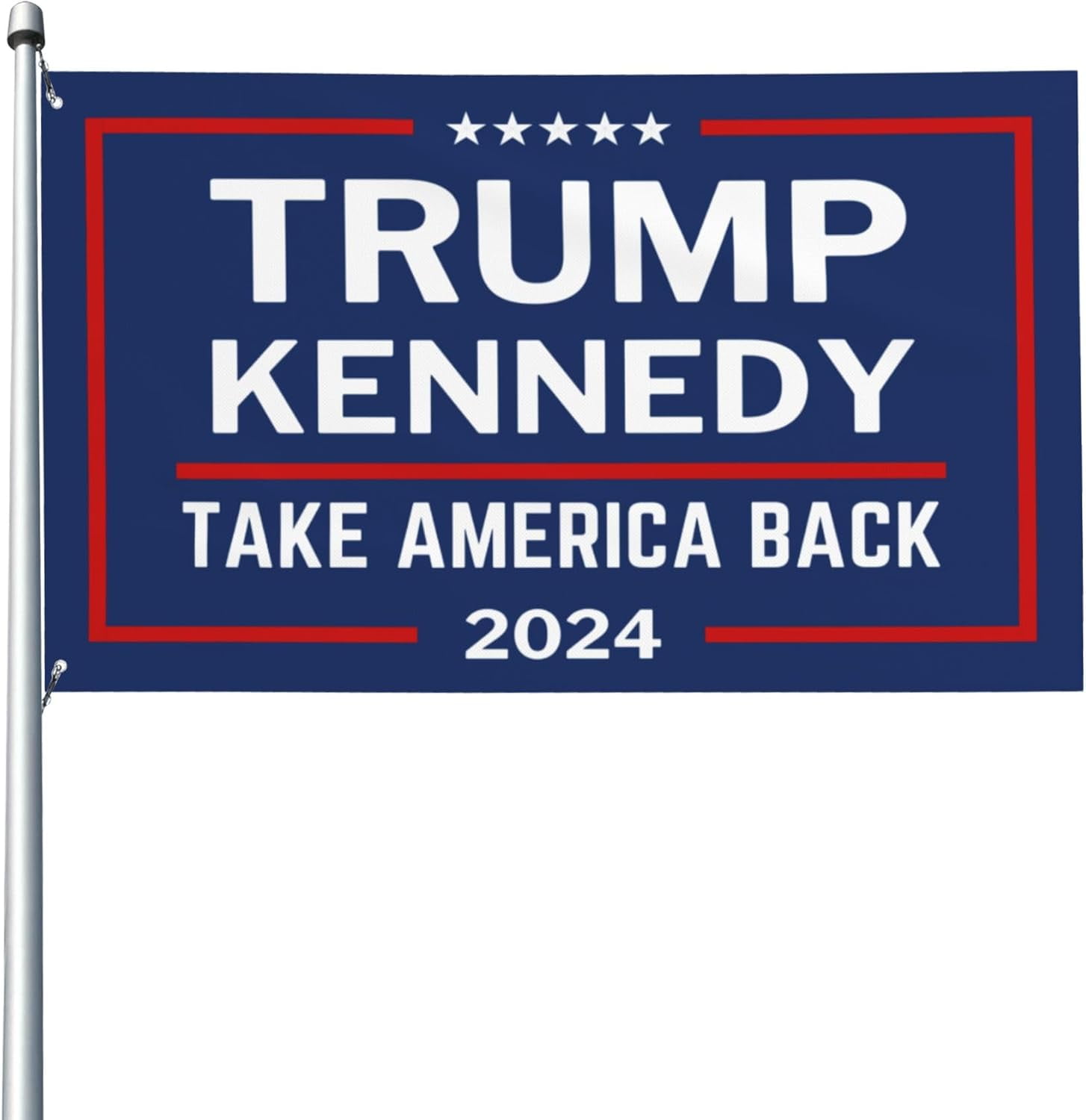 TrumpKennedy 2024 Flag 3x5 Blue, Donald Trump For President 2024 Yard