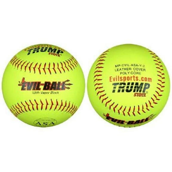 Trump MP-EVIL-ASA-Y-2 ASA 12 in. 44-375 Premium Leather Softball